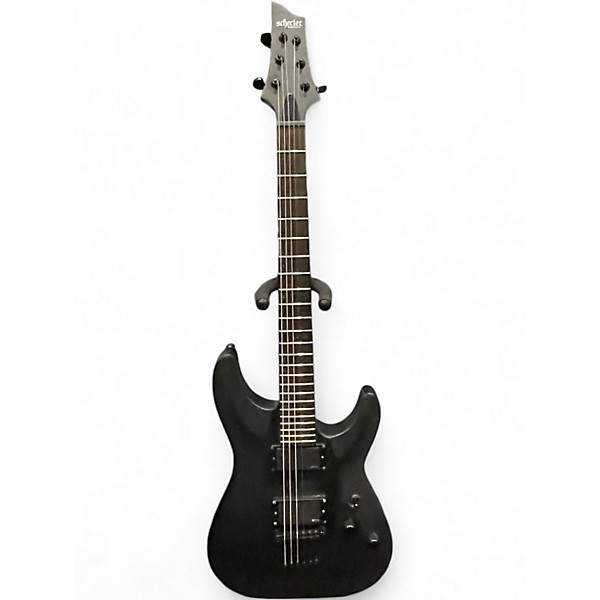 Used 2025 Schecter Guitar Research C1 Platinum Black Solid Body Electric Guitar