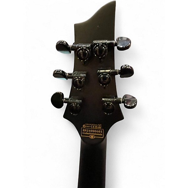 Used 2025 Schecter Guitar Research C1 Platinum Black Solid Body Electric Guitar