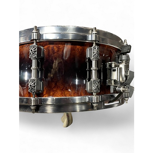 Used TAMA 6.5X14 Masai Warlord Snare Quilted Bubinga Burst Drum