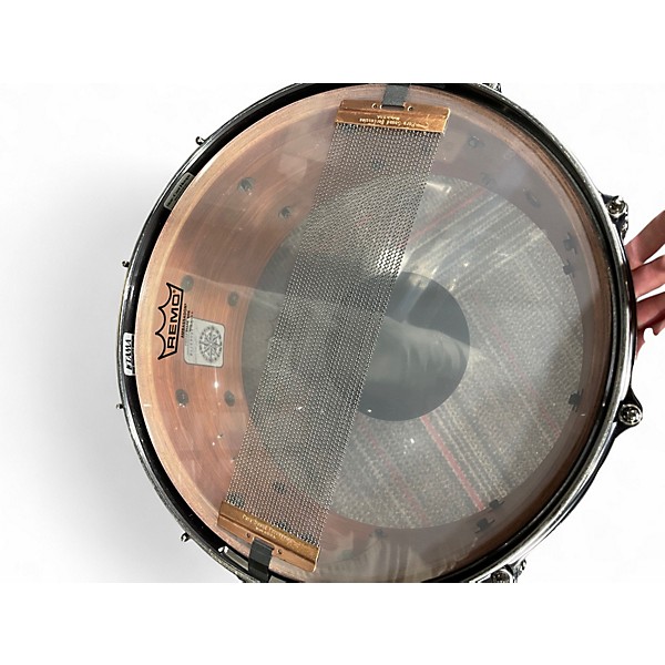 Used TAMA 6.5X14 Masai Warlord Snare Quilted Bubinga Burst Drum