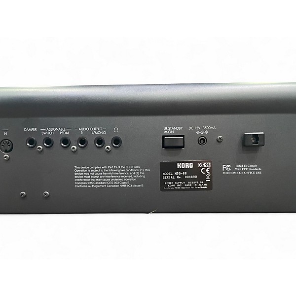 Used KORG M50 88 Key Keyboard Workstation