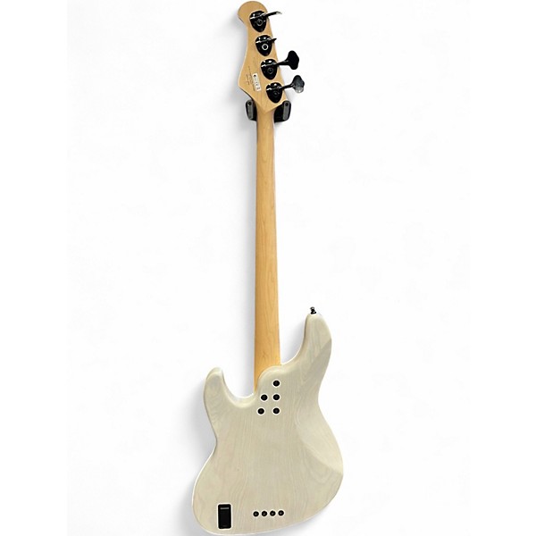 Used Fgn Mighty Jazz Dark Evolution Translucent White Electric Bass Guitar