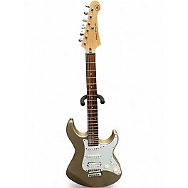 Used Yamaha PAC012 Metallic Gold Solid Body Electric Guitar