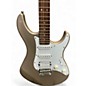 Used Yamaha PAC012 Metallic Gold Solid Body Electric Guitar