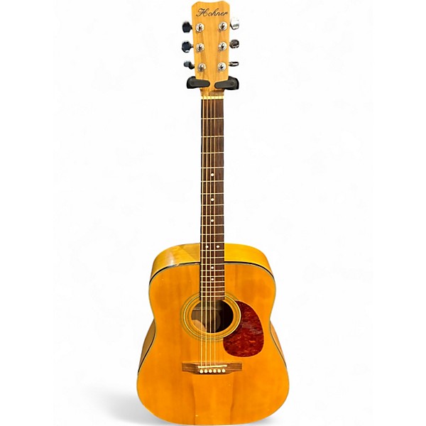 Used Hohner hw60 acoustic Blonde Acoustic Guitar