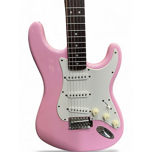 Used Squier Mini Affinity Stratocaster Pink Electric Guitar
