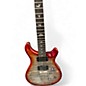 Used PRS SE Custom 24 Charcoal CHERRY BURST Solid Body Electric Guitar