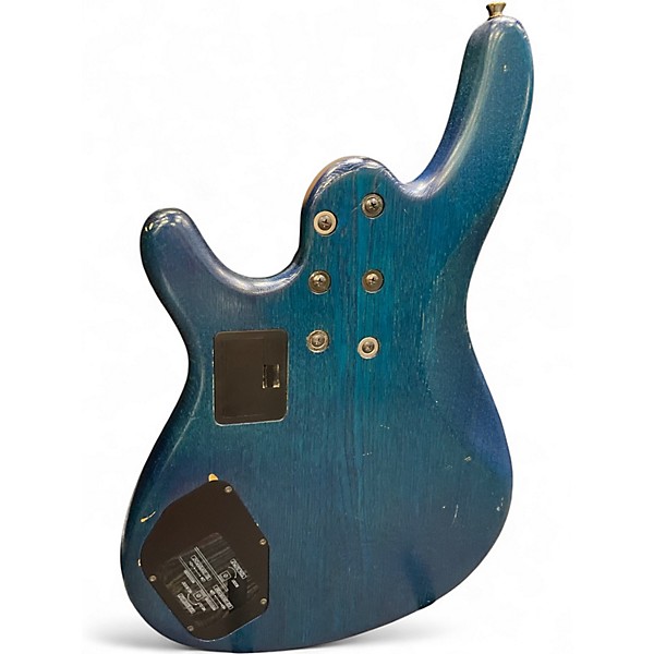 Used 2004 Yamaha TRB4 Satin Blue Electric Bass Guitar