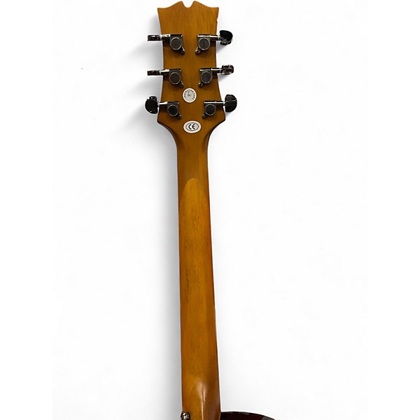 Used Mitchell MX-430QAB Midnight Black Edge Burst Acoustic Electric Guitar