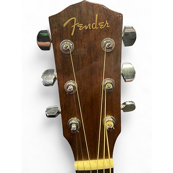 Used Fender classic design 60 Natural Acoustic Electric Guitar