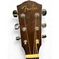 Used Fender classic design 60 Natural Acoustic Electric Guitar