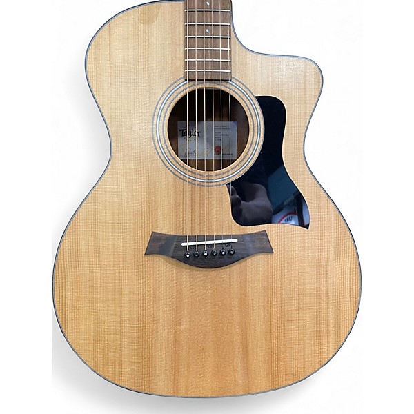 Used 2022 Taylor 114CE Natural Acoustic Electric Guitar