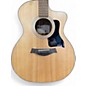 Used 2022 Taylor 114CE Natural Acoustic Electric Guitar