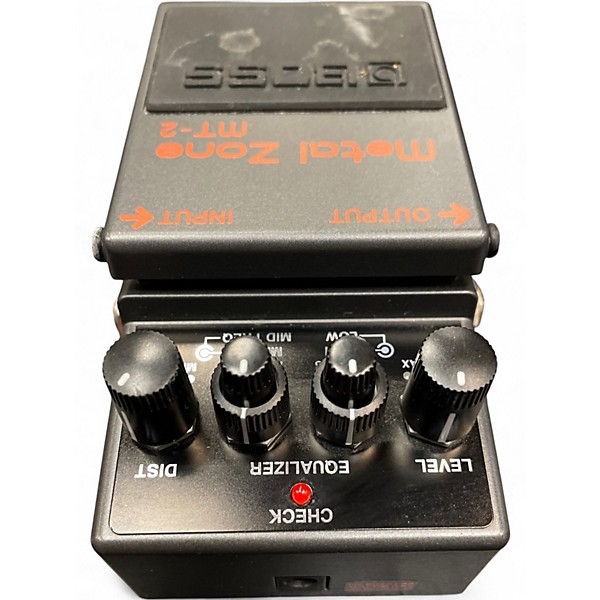 Used BOSS MT2 Metal Zone Distortion Effect Pedal