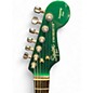 Used Squier Contemporary Series Stratocaster Green Solid Body Electric Guitar