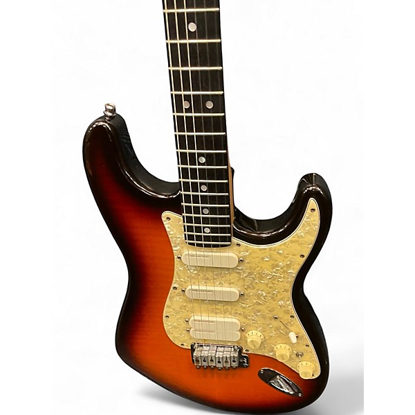 Used Fender STRATOCASTER PLUS 2 Tone Sunburst Solid Body Electric Guitar