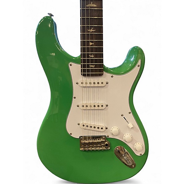Used PRS SE Silver Sky Green Solid Body Electric Guitar