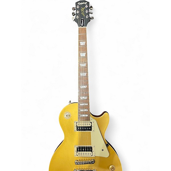 Used Epiphone Les Paul Classic Worn Gold Top Solid Body Electric Guitar