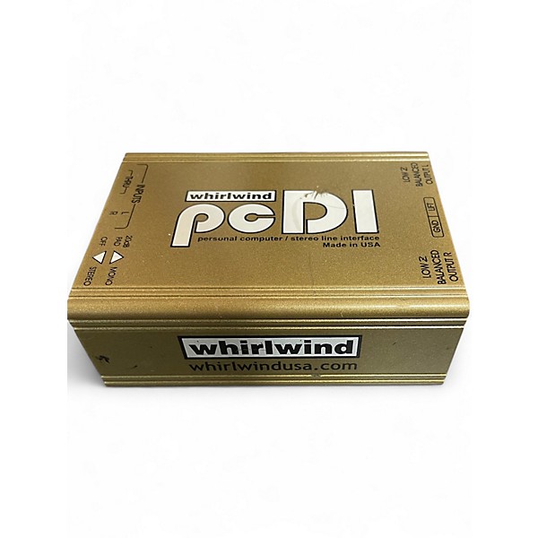 Used Whirlwind pcDI STEREO DIRECT BOX Direct Box
