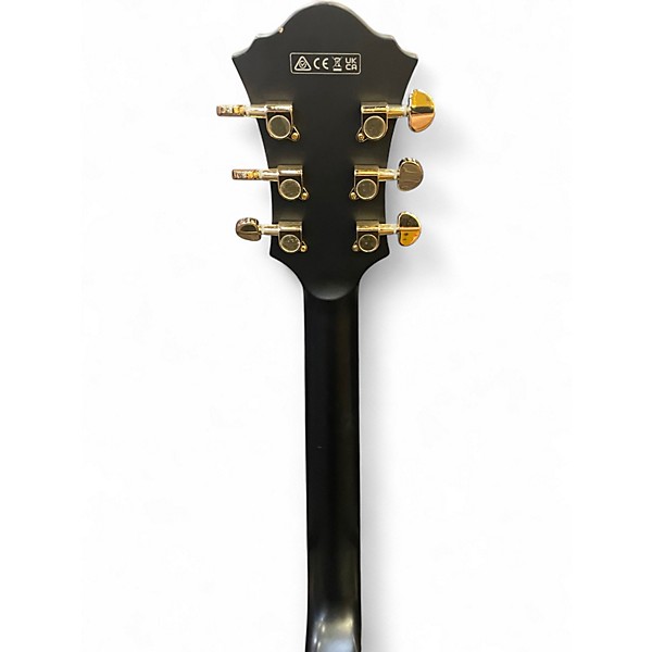 Used 2022 Ibanez AF75G Satin Black Hollow Body Electric Guitar