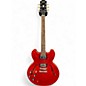 Used Epiphone ES335 Left Handed Cherry Hollow Body Electric Guitar thumbnail