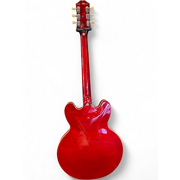 Used Epiphone ES335 Left Handed Cherry Hollow Body Electric Guitar