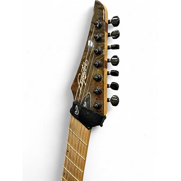 Used Legator NINJA 7 STRING MULTISCALE Trans Brown Solid Body Electric Guitar