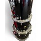 Used Yamaha 8 Piece birch custom absolute Black Drum Kit