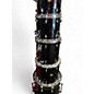 Used Yamaha 8 Piece birch custom absolute Black Drum Kit
