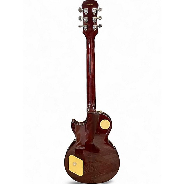 Used 2003 Epiphone LES PAUL Amber Solid Body Electric Guitar