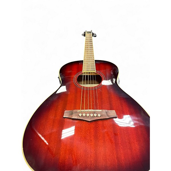Used Ibanez PN12E-VMS 3U8 Cherry Sunburst Acoustic Guitar