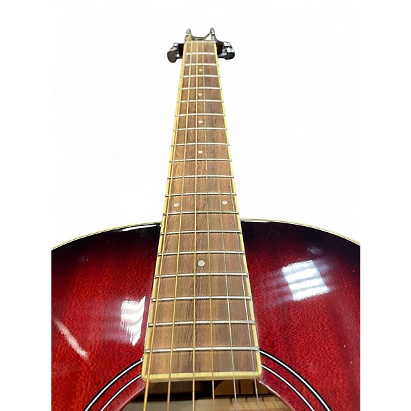 Used Ibanez PN12E-VMS 3U8 Cherry Sunburst Acoustic Guitar