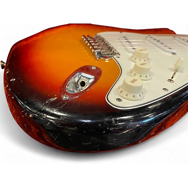 Used 2014 Fender 1965 American Vintage Stratocaster 3 Color Sunburst Solid Body Electric Guitar