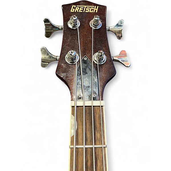 Used Gretsch Guitars Gretsch Guitars Streamliner Jet Club Bass Single-Cut Short-Scale Bass Guitar Walnut Electric Bass Guitar