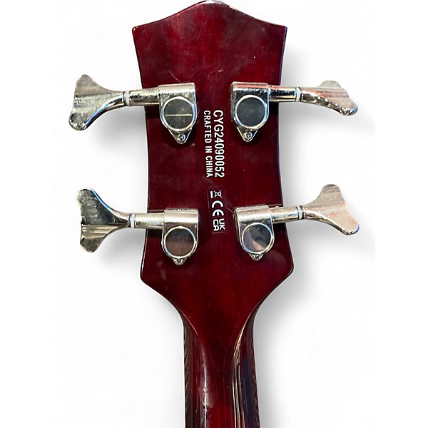 Used Gretsch Guitars Gretsch Guitars Streamliner Jet Club Bass Single-Cut Short-Scale Bass Guitar Walnut Electric Bass Guitar