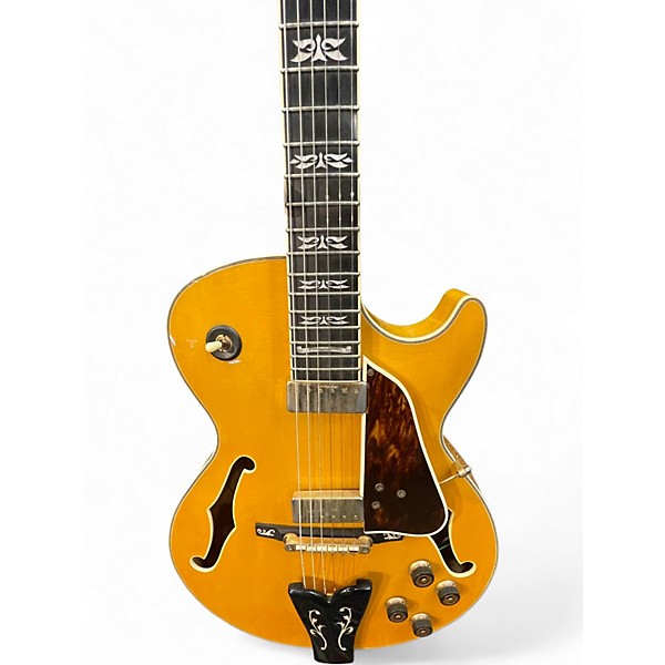 Used 2017 Ibanez GB30th George Benson Signature Natural Hollow Body Electric Guitar