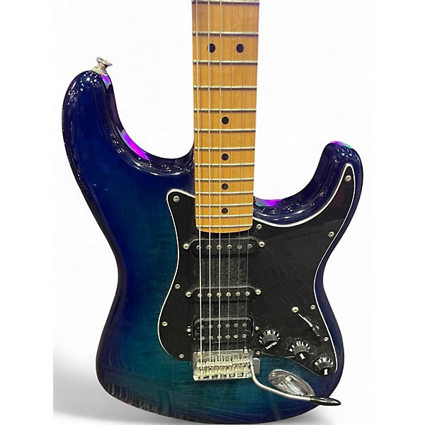 Used Fender Player Stratocaster HSH Blue Burst Solid Body Electric Guitar