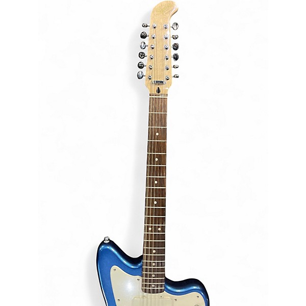 Used Squier Paranormal Jazzmaster XII Lake Placid Blue Solid Body Electric Guitar
