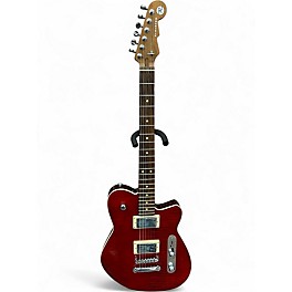 Used 2024 Reverend Charter RA Trans Red Solid Body Electric Guitar