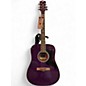 Used Randy Jackson Studio Series Purple Acoustic Electric Guitar thumbnail