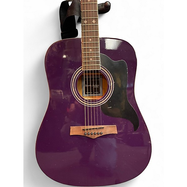 Used Randy Jackson Studio Series Purple Acoustic Electric Guitar