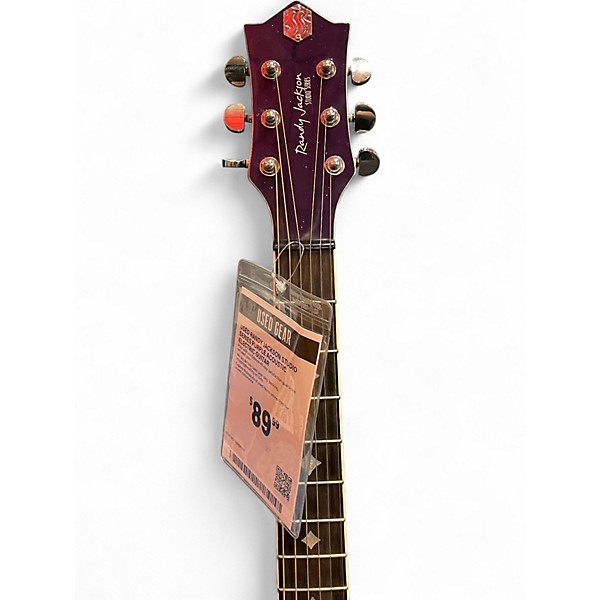 Used Randy Jackson Studio Series Purple Acoustic Electric Guitar