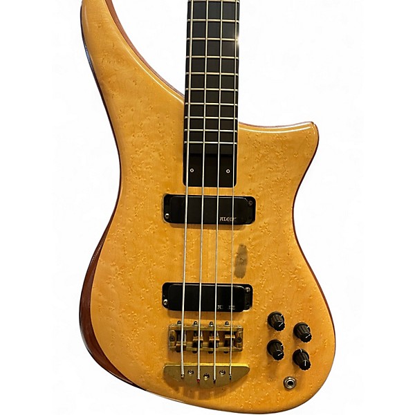Vintage 1997 ALEMBIC EPIC Natural Birdseye Electric Bass Guitar