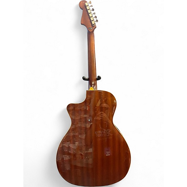 Used Fender Newporter Player Natural Acoustic Electric Guitar