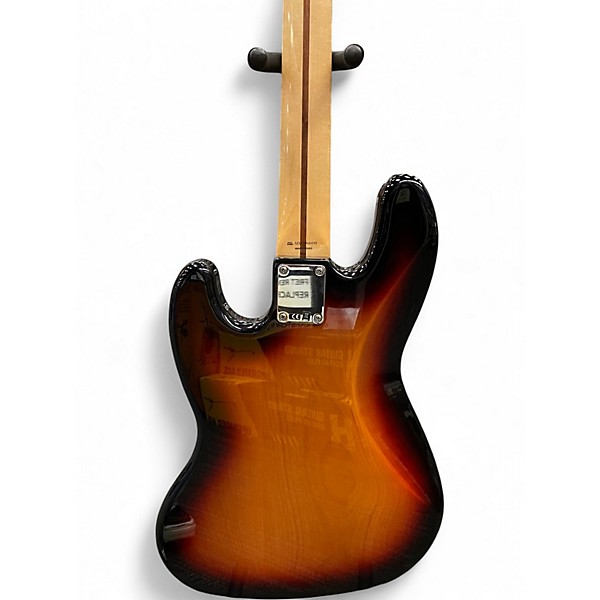Used Fender Geddy Lee Signature Jazz Bass 3 Tone Sunburst Electric Bass Guitar