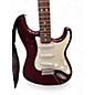 Used Fender standard stratocaster Cherry Solid Body Electric Guitar
