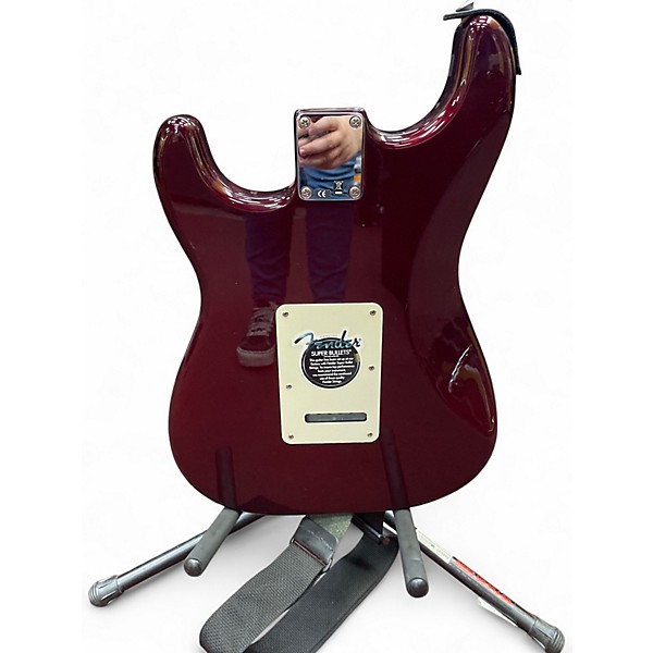 Used Fender standard stratocaster Cherry Solid Body Electric Guitar