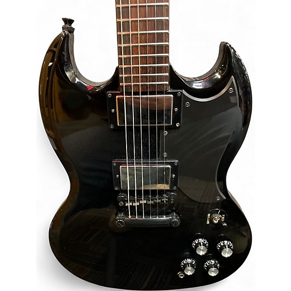 Used Epiphone G400 Tony Lommi Black Solid Body Electric Guitar