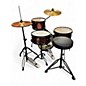 Used Ludwig 4 Piece Questlove Pocket Kit Red Sparkle Drum Kit thumbnail