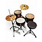 Used Ludwig 4 Piece Questlove Pocket Kit Red Sparkle Drum Kit